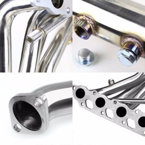 Stainless Steel LONG EXHAUST HEADER MANIFOLD FOR 00-04 FORD FOCUS ZX3 ZX5 ZETEC 2.0L DOHC