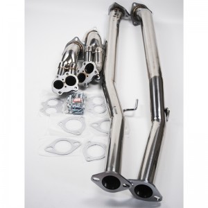 Exhaust Manifold Racing Turbo Down Pipe Kit for 1990-1996 NISSAN 300ZX 3.0L