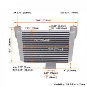 Kit de intercooler de montagem frontal atualizado para Scion FR-S 13-16 Subaru BRZ 13-21 Toyota 86 17-21 2L