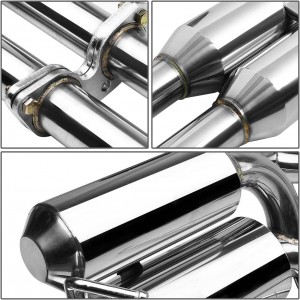 Stainless Steel Cat Back Exhaust System Compatible with 03-09 Nissan 350Z / 03-07 Infiniti G35 Coupe