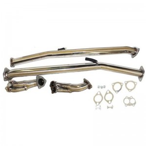 Exhaust Manifold Racing Turbo Down Pipe Kit for 1990-1996 NISSAN 300ZX 3.0L