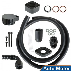 CCV Crank Case Vent Reroute Basic Kit For 2011-2019 Ford 6.7L Powerstroke Diesel
