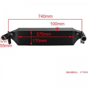 Tuning Intercooler For Audi A1 Volkswagen Polo 6R 6C 1.4 2.0 TSI 2011-2018
