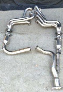 Cabezal de escape de acero inoxidable + tubo Y para Chevy GMC Yukon / Sierra / Suburban 99-05