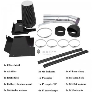 Kit de système de tuyau d'admission d'air froid pour Chevy GMC 99-06 4,8l 5,3l 6,0l V8