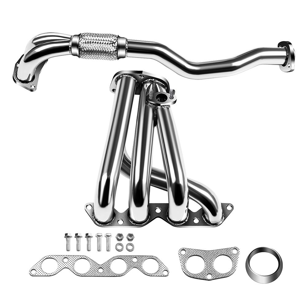 ODM Exhaust Pipes Factories –  Performance Stainless Steel Exhaust Manifold Racing Header For Toyota Corolla 1993-1997 1.8L – Yibai