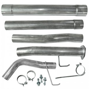 4″ Stainless Steel DPF & Cat Delete Pipe For 2013-2018 Dodge Ram Cab & Chassis 6.7 Cummins