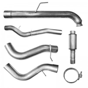 2001-2007 GM/Chevy Duramax 6.6L Down pipe-Back 5 Inch Stainless Steel Race Exhaust With Muffler