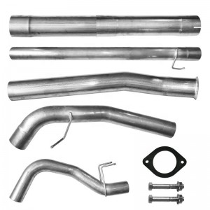 4″STAINLESS STEEL EXHAUST DPF DELETE PIPE For 2008-2010 FORD POWERSTROKE DIESEL 6.4L