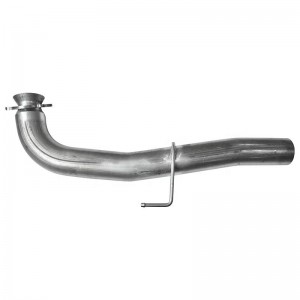 4 tommer rustfrit stål Cat & DPF Delete Pipe til 2017-2023 GMC/Chevy 6.6L Duramax