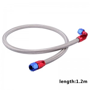 AN10 Braided Oil Fuel Hose Line Kits 1.2Meter