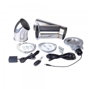 Racing Sound Electronic 4 ιντσών Τηλεχειριστήριο Y Pipe Single Electric Exhaust Cutout Kit