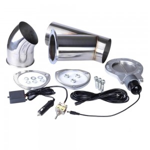 Good performance 4 Inch Manual Control Y Pipe Electric Exhaust Cutout Kit