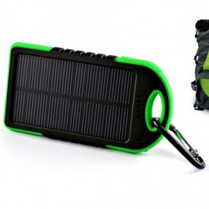 01-leds 10000 mah portable solar power bank for iphone