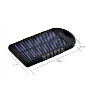 01-leds 10000 mah portable solar power bank for iphone