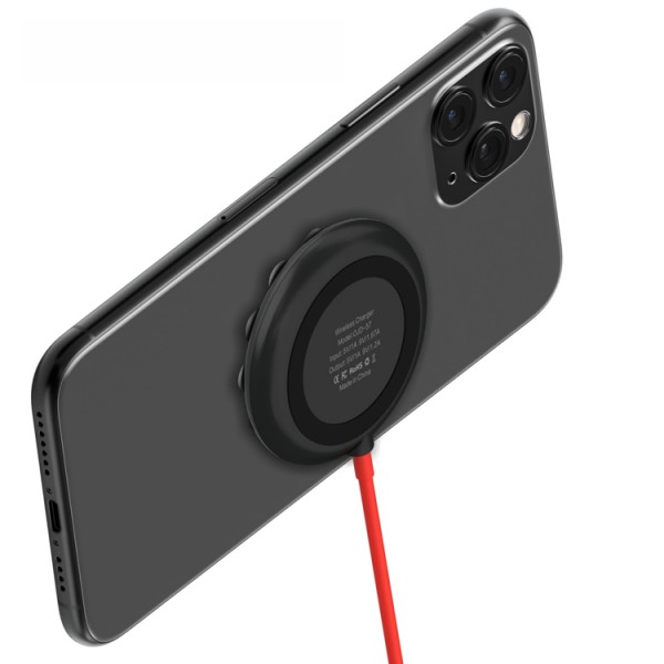 Suction Cup portable mini Wireless Charger for playing game,10W QI Fast charging Sucker Wireless Charger for cell phone