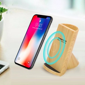 Excellent quality Wireless Power Bank For S9 -
 F180-pen holder wooden wireless charger for mobile phone – EEON
