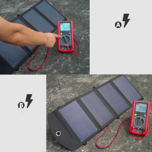 SH43-24w 3.9A Customize portable ssolar powered phone charger