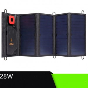 SE54- 28w lcd digital folable solar panel  charger for
