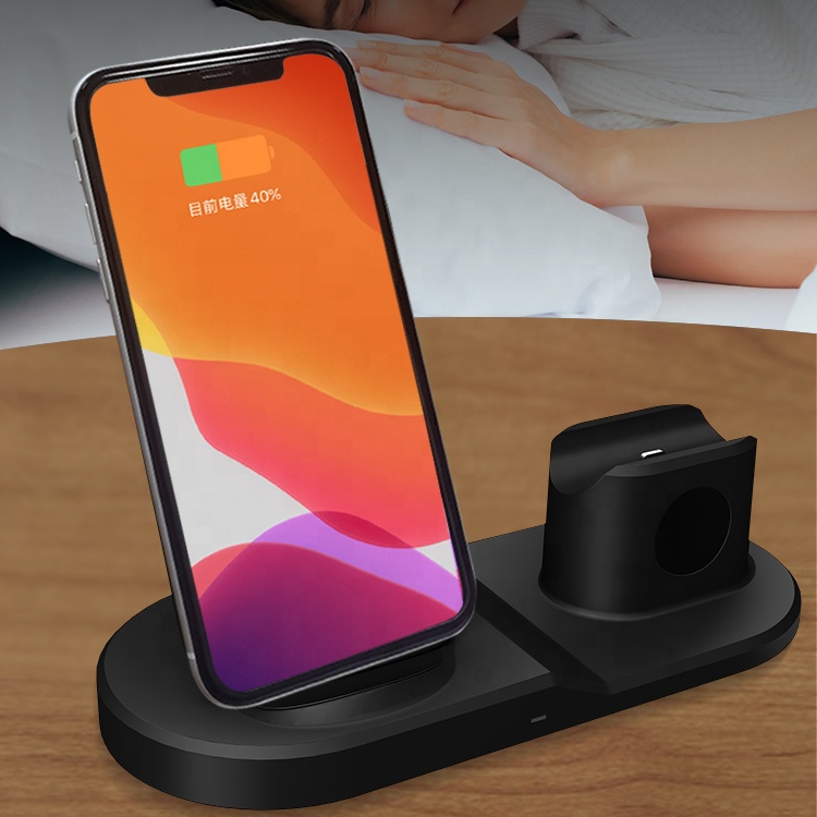 newest trending universal 10w fast  iphone mobile phone wireless charger earbuds  smart watch  type-c wireless charger  station Featured Image