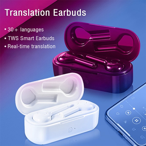 K99 Wireless Earbuds Bluetooth 5.0 True Wireless Stereo Earbuds, Sports wireless headset with Dual Built-in Mic   with language translation