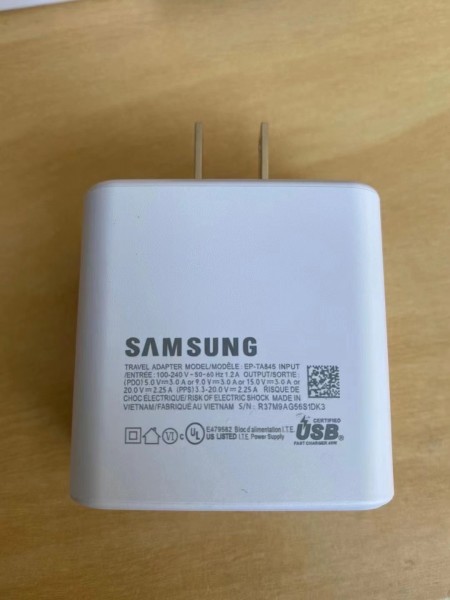 Original Samsung Official 45W USB-C Super Fast Charging Wall Charger TA-845