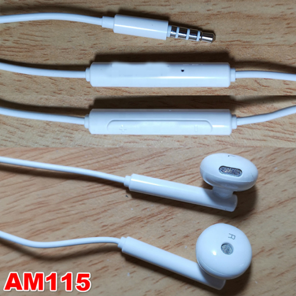 Original Genuine OEM Huawei AM115 Stereo Headset In-ear Headphones