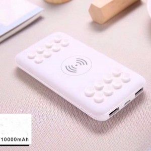 SUC01-portable suction power bank wireless fast charging power bank
