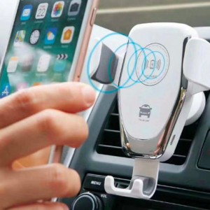 2019 New Style China Wireless Car Charger Mount Auto Clamping Metal Material Qi Wireless USB Car Charger, Fast Wireless Charger Car and Phone Holder