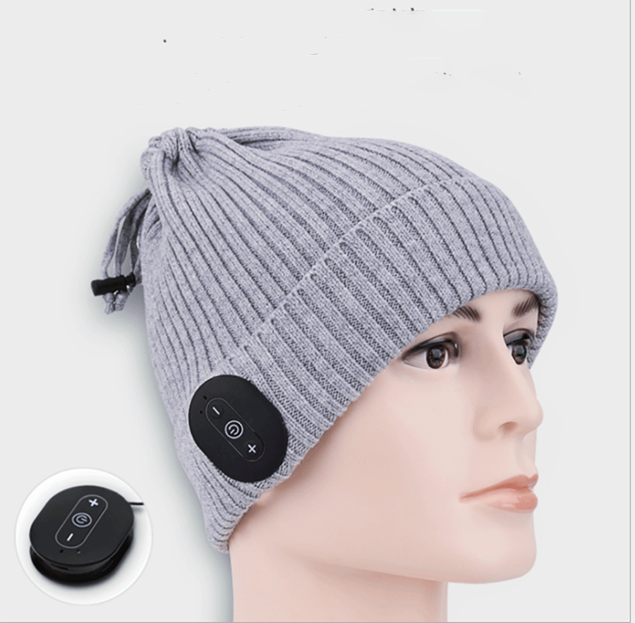 Well-designed Earphone -
 Winter Knit Beanie Hats Wireless Headphone Earphone Bluetooth Music hat – EEON