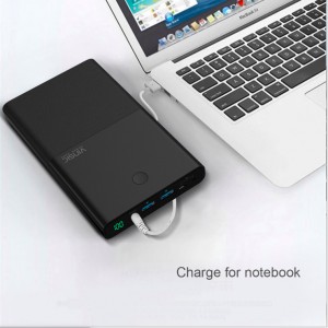 ноутбук үчүн Laptop электр банк 30000mah тышкы камдык батареяны заряддагыч көчмө электр банк