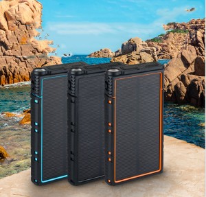 Waterdicht 10000mAh 20000mAh Portable Mobile Solar Charger Power Bank