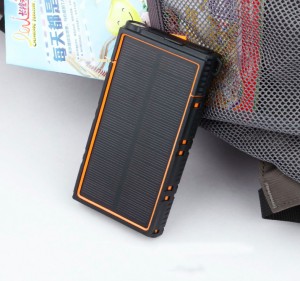 I papërshkueshëm nga uji 10000mAh 20000mAh Portable Mobile Solar Charger Bank energjisë