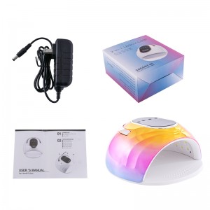 ການອອກແບບທີ່ນິຍົມສໍາລັບປະເທດຈີນ ຜະລິດຕະພັນໃຫມ່ Nail Beauty Portable Professional Drying LED UV Nail Lamp with Timer Setting Sensor