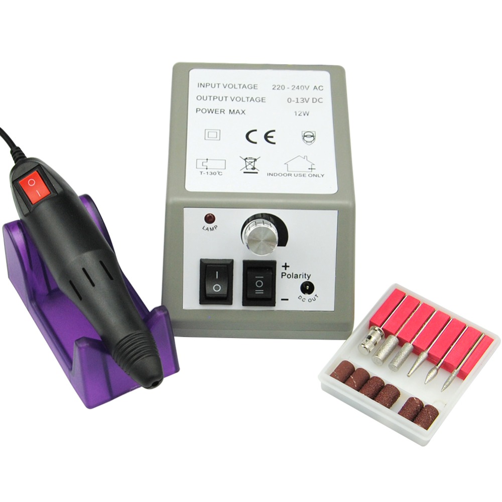 Best Price 20000RPM Electric File Drill Nail Art Bit Professional Manicure Grinding Machine Pedicure Polisher Tools