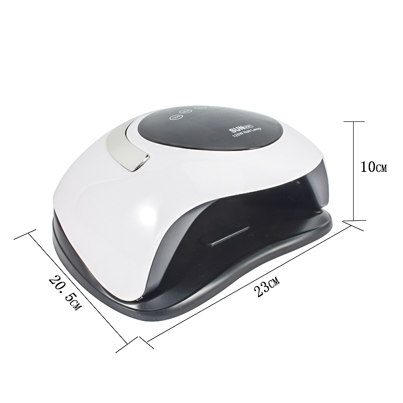 OEM/ODM China Gel Nail Dryer Lamp – Fast Curing Speed Gel Light Nail Lamp LED UV Lamps For All Kinds of Gel With Timer And Smart Sensor 120W High Power Nail Dryer – Rongfeng