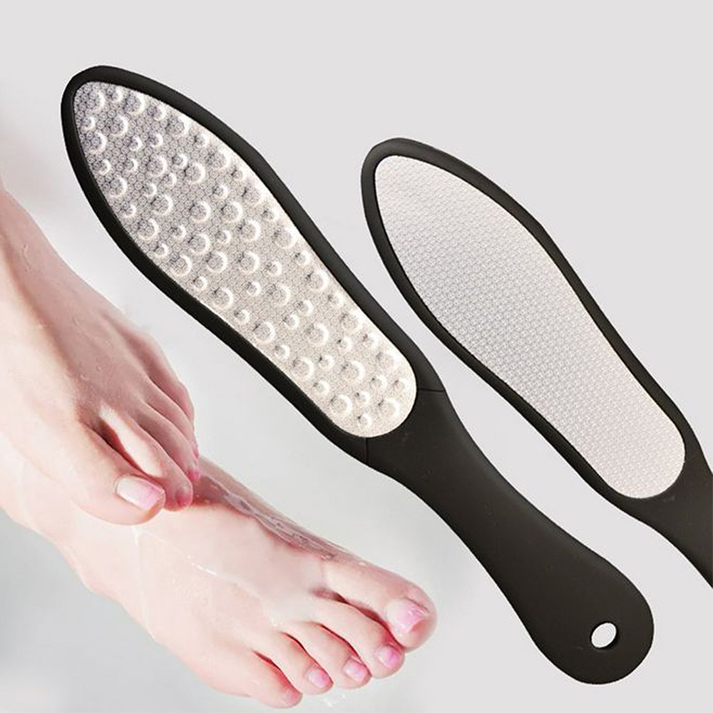 Factory making Tools Nail - Faceshowes Foot File Heel Grater For The Feet Pedicure Rasp Remover Stainless Steel Scrub Manicure Nail Tools – Rongfeng