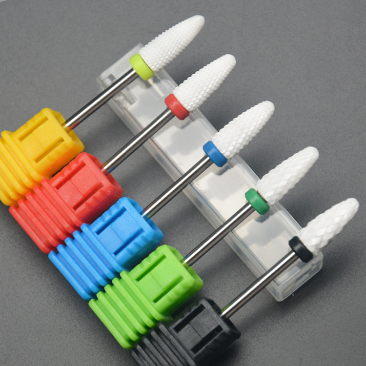 Wholesale nail drill bits accessories  Manicure Rotary Electric Nail Files rotary nail drill bit Ceramic