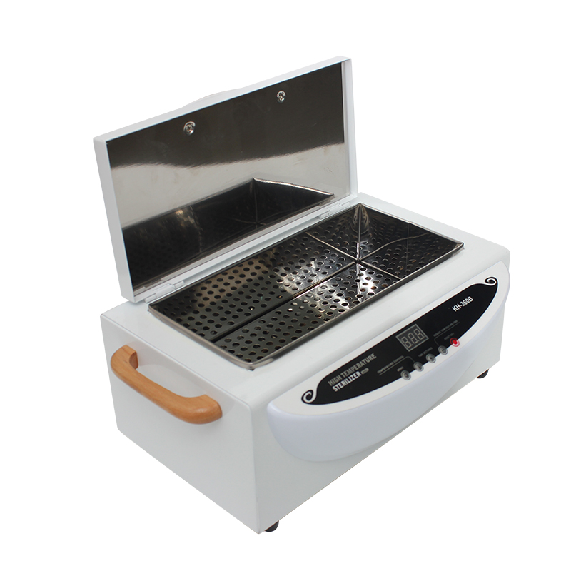 New High Temperature Sterilizer Box Nail Art Tool Sterilizer Box With Hot Air Manicure Tools Disinfection Cabinet