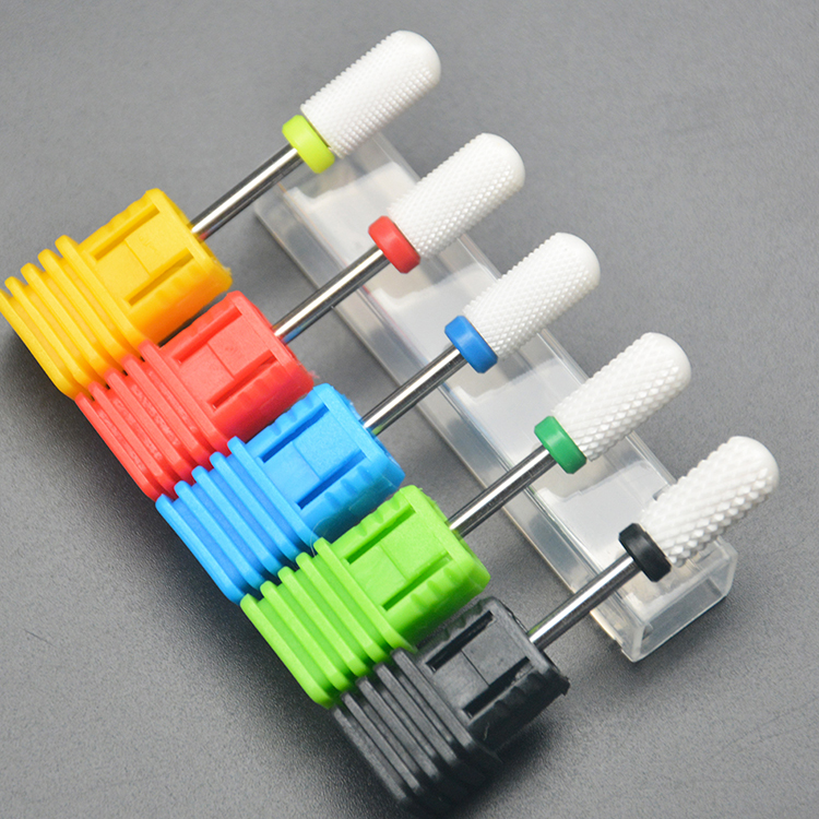 Ceramic Nail Drill Bits Manicure Rotary Electric Nail Files rotary burrs