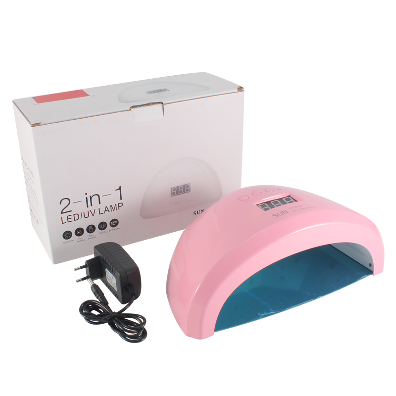 Factory Price For Best Gel Nail Lamp - SUN 1S 72W Strong Power UV Led Sunshine Nail Lamp for two hands – Rongfeng