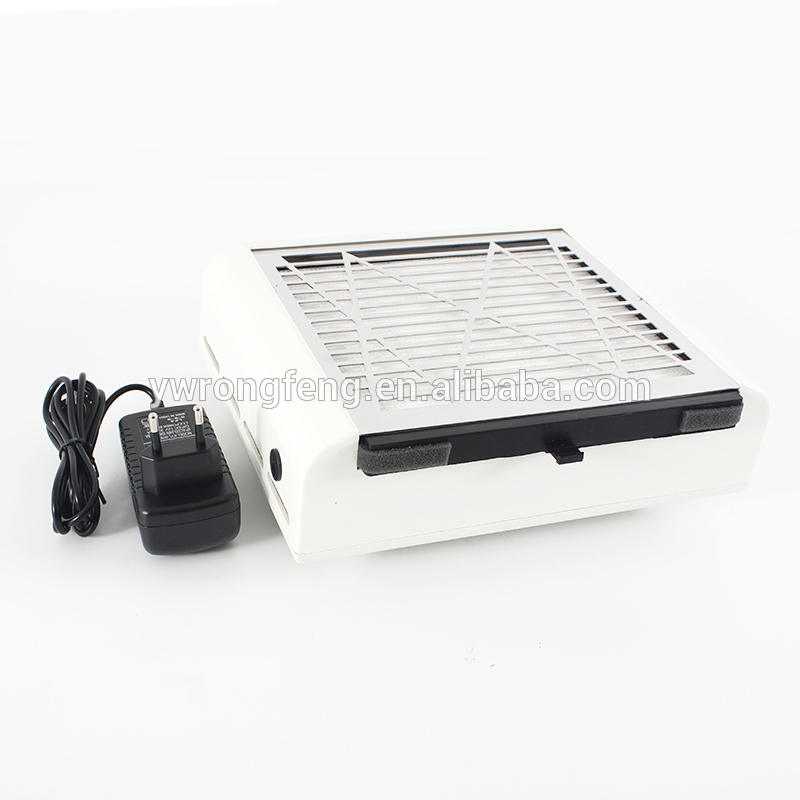NEW Nail Fan Art Salon Suction Dust Collector Machine Vacuum Cleaner With 3 Fans + 2 Bags Nail Dust Collector