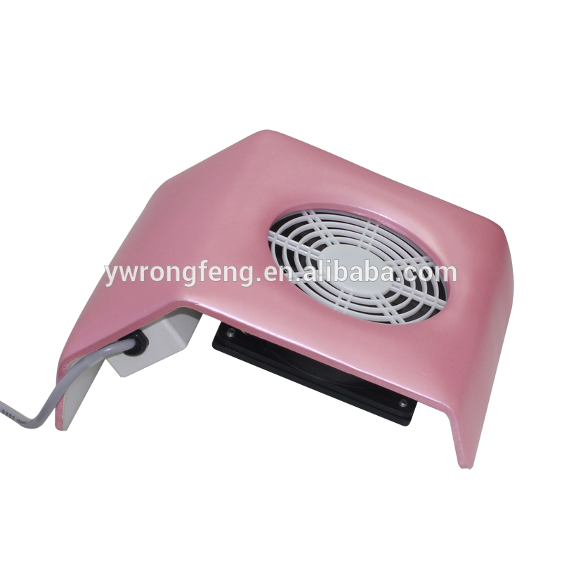 Well-designed Mini Nail Dust Collector - Custom logo and color Nail art finger dryer 24w nail dust vacuum cleaner FX-4 – Rongfeng