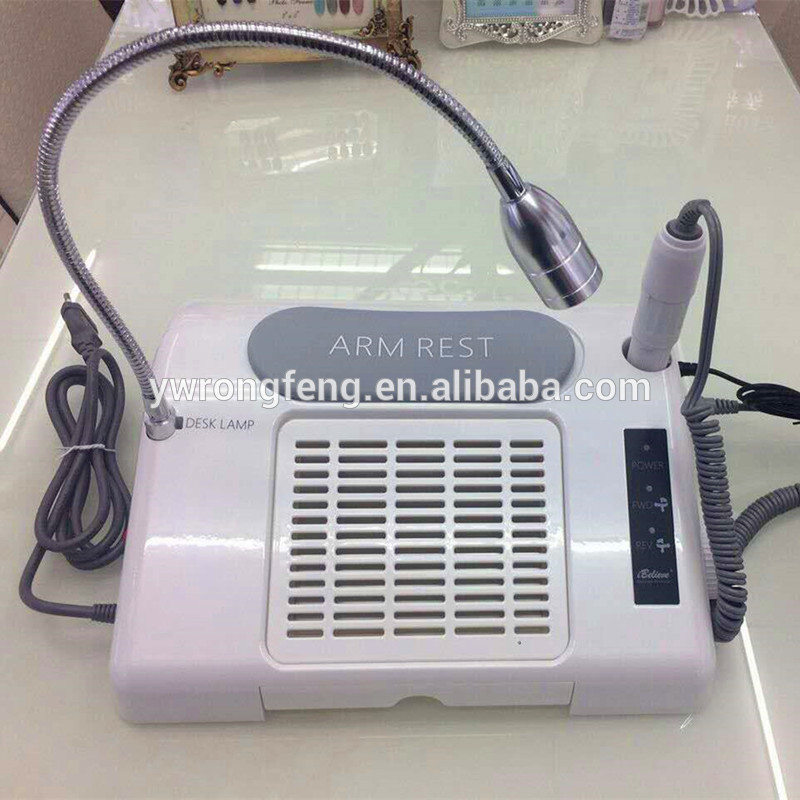 32000rpm/35w Nail Care Professional ABS Dust Collector for Manicure Table FJQ-6