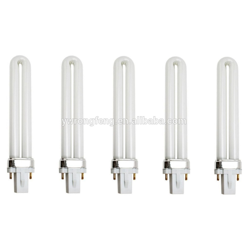 УФ-лампа 9 Вт лампочка трубка 365 нм U-подібна світлодіодна лампа для нігтів Заміна УФ-гелевої машини для нігтів Лампа для полімеризації білого кольору