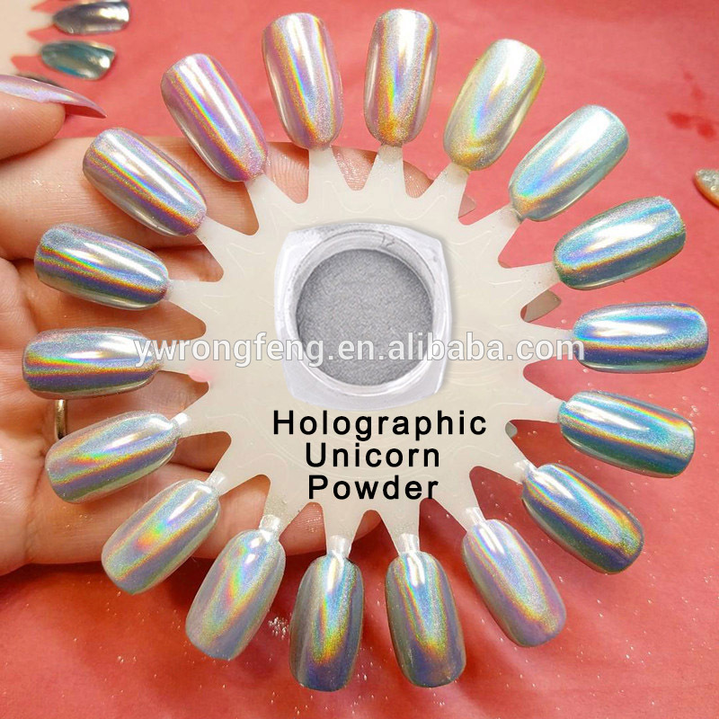 China wholesale Pedicure Tools Pricelist –  Chrome Chameleon Mirror powder Holographic Pigment acrylic nails glitter – Rongfeng