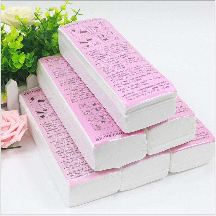 China wholesale Hair Removal Wax Heater Manufacturers –  Thick Non-woven Depilatory Wax Paper Hair Removal Wax Strips – Rongfeng
