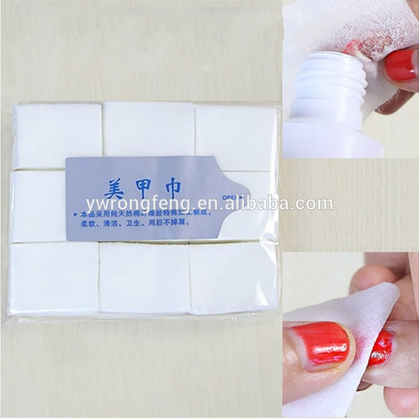 Fashion Nail Art Gel Polish Remover Cotton Pad Nail Wipe សម្រាប់សិល្បៈក្រចក