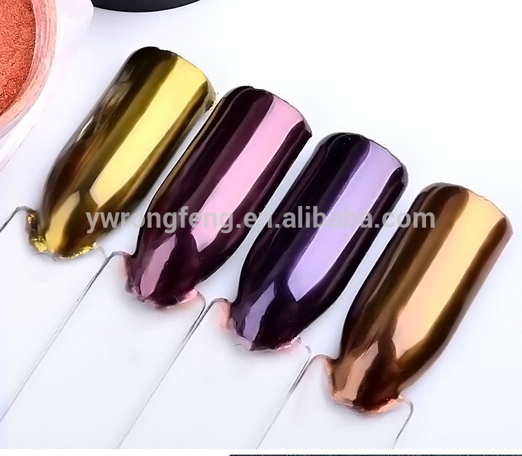 Professional Design Nails Shiner - 2016 Hot sale chrome nail mirror powder with high quality used in Europe market – Rongfeng
