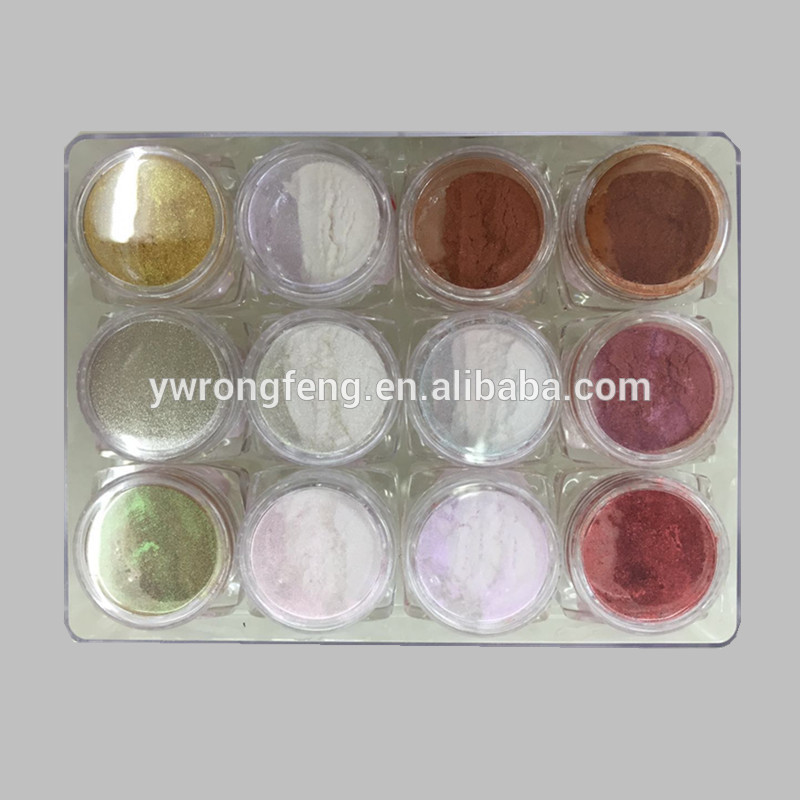 Small invest Pigment populari 12 Colori Acrilichi Dipping Nail Powder